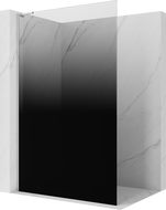 Mexen Kioto L sprchová stena Walk-in 70 x 200 cm, čierna ombre 8 mm, chróm - 800-070-103-01-76