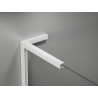 Mexen Kioto L sprchová stena Walk-in 90 x 200 cm, ombré čierna 8 mm, biela - 800-090-103-20-76