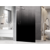 Mexen Kioto L sprchová stena Walk-in 90 x 200 cm, ombré čierna 8 mm, biela - 800-090-103-20-76