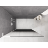 Mexen Kioto L sprchová stena Walk-in 110 x 200 cm, čierna ombre 8 mm, biela - 800-110-103-20-76