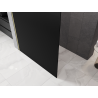 Mexen Kioto L sprchová stena Walk-in 110 x 200 cm, ombre čierna 8 mm, zlatá kartáčovaná - 800-110-103-55-76