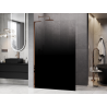 Mexen Kioto L sprchová stena Walk-in 70 x 200 cm, ombre čierna 8 mm, ružové zlato - 800-070-103-60-76