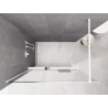 Mexen Kioto+ sprchová stena s poličkou Walk-in 150 x 200 cm, ombre biela 8 mm, biela - 800-150-121-20-86