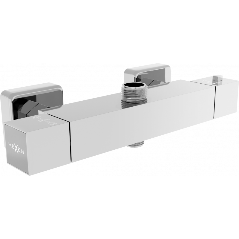 Mexen Cube termostatická sprchová batéria, chróm - 77250-00