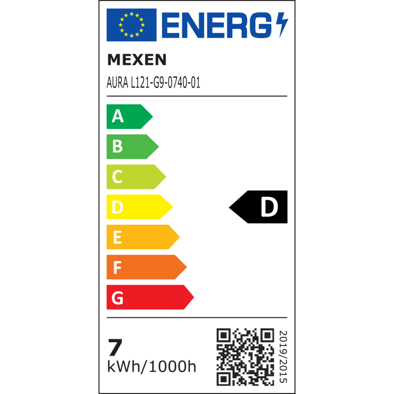 Mexen Aura LED žiarovka G9, 7W, Neutrálna - 4000K, 980 lm - L121-G9-0740-01