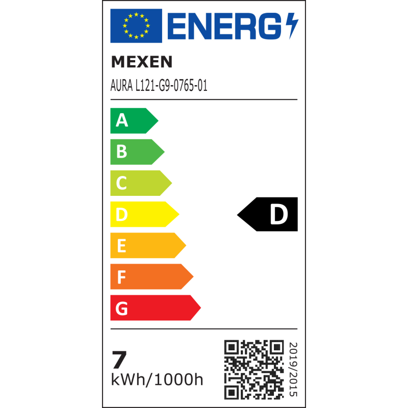Mexen Aura LED žiarovka G9, 7W, Studená - 6500K, 980 lm - L121-G9-0765-01