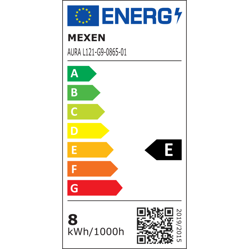 Mexen Aura LED žiarovka G9, 8W, Studená - 6500K, 1060 lm - L121-G9-0865-01