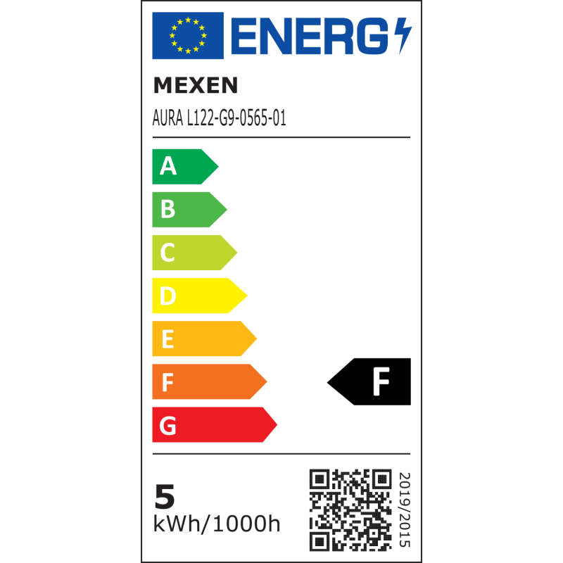 Mexen Aura Stmievateľná LED žiarovka G9, 5W, Studená - 6500K, 520 lm - L122-G9-0565-01