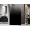 Mexen Kioto L sprchová stena Walk-in 90 x 200 cm, ombre čierna 8 mm, gun šedá brúsená - 800-090-103-66-76