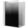 Mexen Kioto L sprchová stena Walk-in 80 x 200 cm, ombre čierna 8 mm, čierna - 800-080-103-70-76