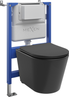 Mexen Rico podomietková WC súprava s pneumatickým rámom Tex Air XS-F s WC misou Tornado a pomaly padajúcim sedadlom,