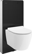 Mexen Carmen Súprava pre montáž WC rám pneumatiky Tex Air G s WC misou Tornado a pomaly padajúcim sedadlom, biela -