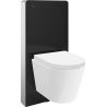 Mexen Rico súprava na povrchovú montáž WC rám pneumatiky Tex Air G s WC misou a pomaly uzatvárateľným sedadlom, biela