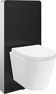 Mexen Rico súprava na povrchovú montáž WC rám pneumatiky Tex Air G s WC misou a pomaly uzatvárateľným sedadlom, biela