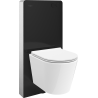 Mexen Rico súprava WC nad omietku, vzduchový rám Tex Air G s WC miskou Tornado a pomaly padajúcim sedadlom biela