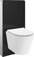Mexen Rico súprava WC nad omietku, vzduchový rám Tex Air G s WC miskou Tornado a pomaly padajúcim sedadlom biela