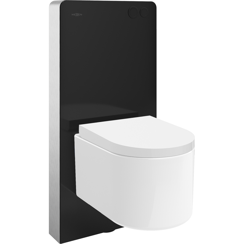 Mexen Sofia súprava na povrchom WC pneumatický rám Tex Air G s WC misou a pomaly sklopnou doskou, biela - 615030540200A-70