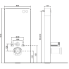 Mexen Sofia nástenná sada WC rám s pneumatickým ovládaním Tex Air G s toaletnou misou a pomaly sa zatvárajúcim sedadlom,