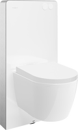 Mexen Carmen nástenná WC súprava s pneumatickým rámom Tex Air G s WC mísou Tornado a pomaly padajúcim sedátkom, biela -