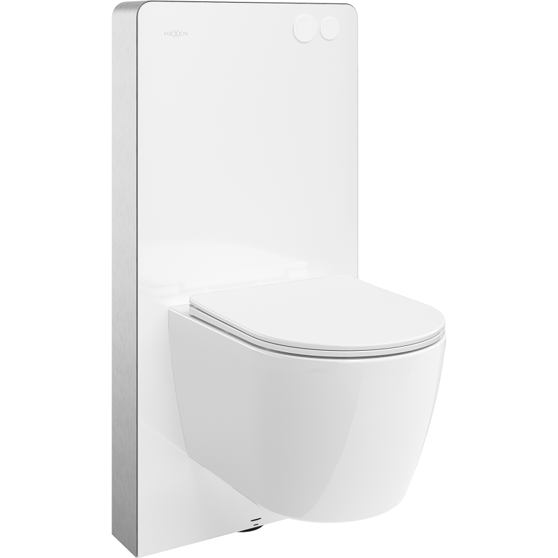 Mexen Carmen závesný WC systém Tex Air G s miskou WC a pomaly padajúcou doskou, biela - 615030880300A-20