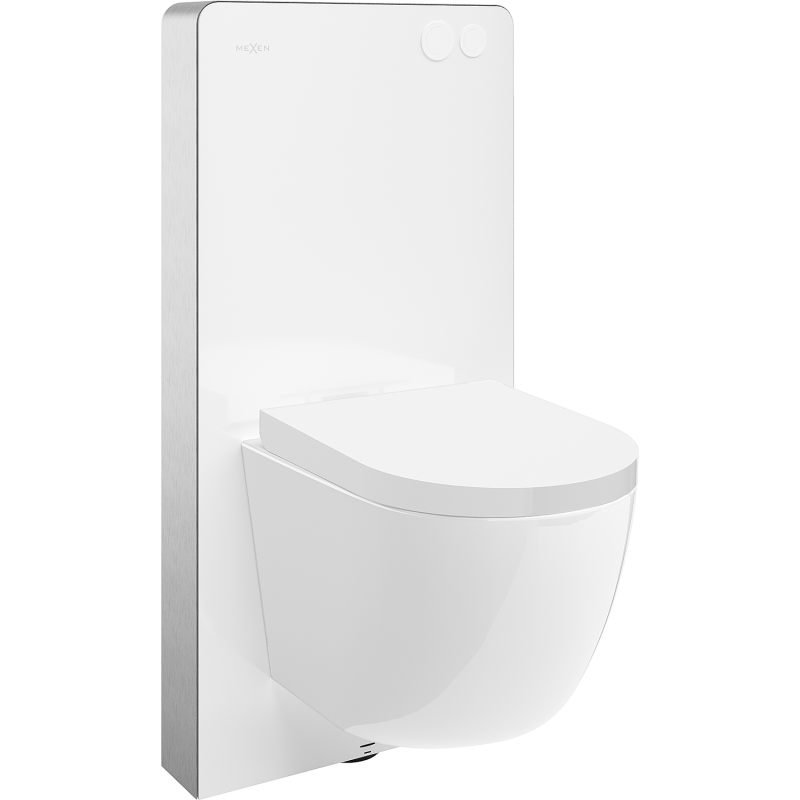 Mexen Lena nástenná toaleta so sedadlom Tex Air G s WC misky a pomalým zatváraním, biela - 615030220200A-20
