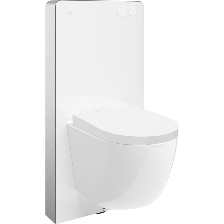Mexen Lena nástenná toaleta so sedadlom Tex Air G s WC misky a pomalým zatváraním, biela - 615030220200A-20
