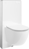 Mexen Lena nástenná WC sada s pneumatickým rámom Tex Air G s WC misou Tornado a pomaly zatvárajúcim sedadlom biela