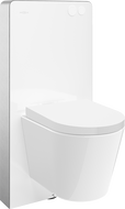 Mexen Rico súprava na povrchovú montáž WC s pneumatickým rámom Tex Air G s WC misou a pomaly zatvárajúcim sa sedátkom,