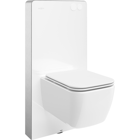 Mexen Stella nástenná WC súprava pneumatický rám Tex Air G s WC misou a pomaly klesajúcim sedadlom, biela