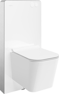 Mexen Teo nástenný WC set s pneumatickým rámom Tex Air G s WC miskou Tornado a pomaly uzatváracím sedadlom, biela
