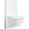 Mexen Timo nástenný WC modul pneumatický Tex Air G s WC misou Tornado a pomaly zatvárajúcim sedadlom, biely -