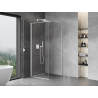 Mexen Mist-B sprchovací kút s otváracími dverami 95 x 95 cm, transparentný, biely - 8A2T-095-095-20-00