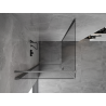 Mexen Mist-B sprchovací kút s otváracími dverami 100 x 100 cm, priehľadný, gun grey brúsený - 8A2T-100-100-66-00