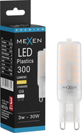 Mexen Aura LED žiarovka G9, 3W, Teplá - 3000K, 300 lm - L120-G9-0330-01