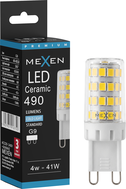 Mexen Aura LED žiarovka G9, 4W, Studená - 6500K, 490 lm - L121-G9-0465-01