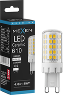 Mexen Aura LED žiarovka G9, 4,8W, Neutrálna - 4000K, 610 lm - L121-G9-0540-01