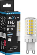 Mexen Aura LED žiarovka G9, 4,8W, Studená - 6500K, 610 lm - L121-G9-0565-01