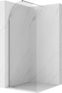 Mexen Kioto-Q sprchová stena Walk-in 90 x 200 cm, priehľadná 8 mm, chróm - 800-090-101-01-00-Q