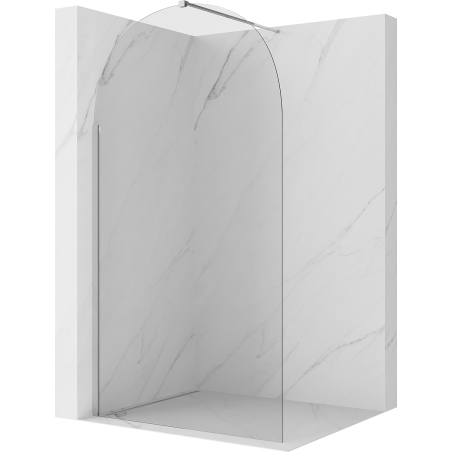 Mexen Kioto-Q sprchová stena Walk-in 100 x 200 cm, transparentná 8 mm, chróm - 800-100-101-01-00-Q