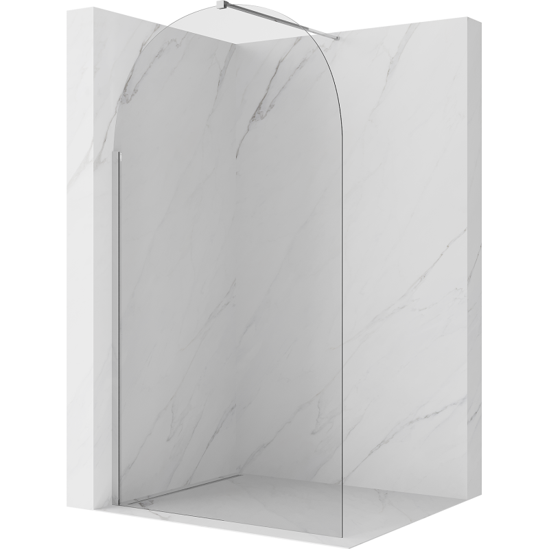 Mexen Kioto-Q sprchová stena Walk-in 110 x 200 cm, transparentná 8 mm, chróm - 800-110-101-01-00-Q