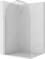 Mexen Kioto-Q sprchová stena Walk-in 110 x 200 cm, transparentná 8 mm, chróm - 800-110-101-01-00-Q