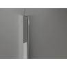 Mexen Kioto-Q sprchová stena Walk-in 120 x 200 cm, transparentná 8 mm, chróm - 800-120-101-01-00-Q