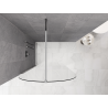 Mexen Kioto-Q sprchová stena Walk-in 120 x 200 cm, transparentná 8 mm, chróm - 800-120-101-01-00-Q