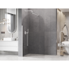 Mexen Kioto-Q sprchová stena Walk-in 100 x 200 cm, transparentná 8 mm, biela - 800-100-101-20-00-Q