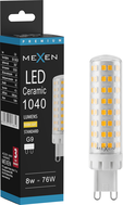 Mexen Aura LED žiarovka G9, 8W, Teplá - 3000K, 1040 lm - L121-G9-0830-01