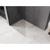 Mexen Kioto-Q sprchová stena Walk-in 120 x 200 cm, transparentná 8 mm, čierna - 800-120-101-70-00-Q