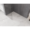 Mexen Kioto-Q sprchová stena Walk-in 90 x 200 cm, transparentná 8 mm, brúsený nikel - 800-090-101-97-00-Q
