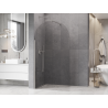 Mexen Kioto-Q sprchová stena Walk-in 120 x 200 cm, transparentná 8 mm, brúsený nikel - 800-120-101-97-00-Q