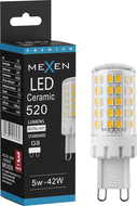 Mexen Aura Stmievateľná LED žiarovka G9, 5W, Neutrálna - 4000K, 520 lm - L122-G9-0540-01