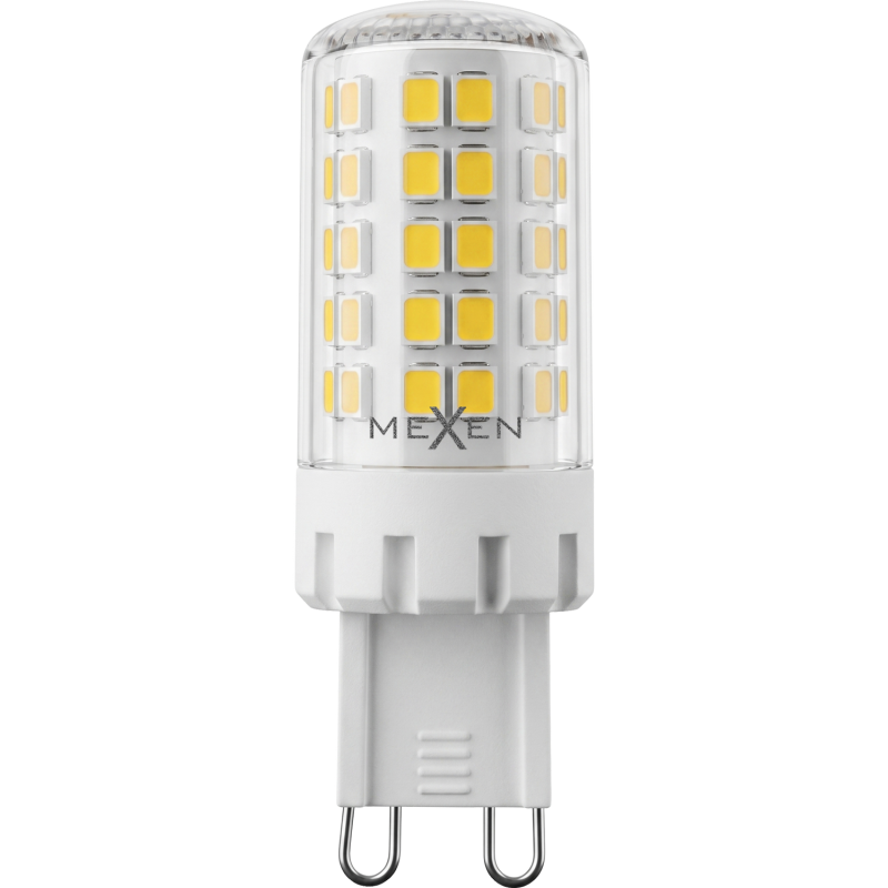 Mexen Aura Stmievateľná LED žiarovka G9, 5W, Studená - 6500K, 520 lm - L122-G9-0565-01